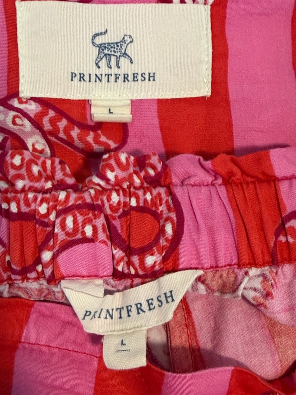 Printfresh Wildest Dreams Striped Leopard Pajama … - image 7